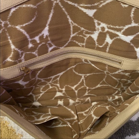 Marc Jacobs Beige Clutch with Gold Accent - Picture 4 of 5